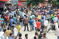 Jai Lava Kusa Movie Hungama At RTC X Roads